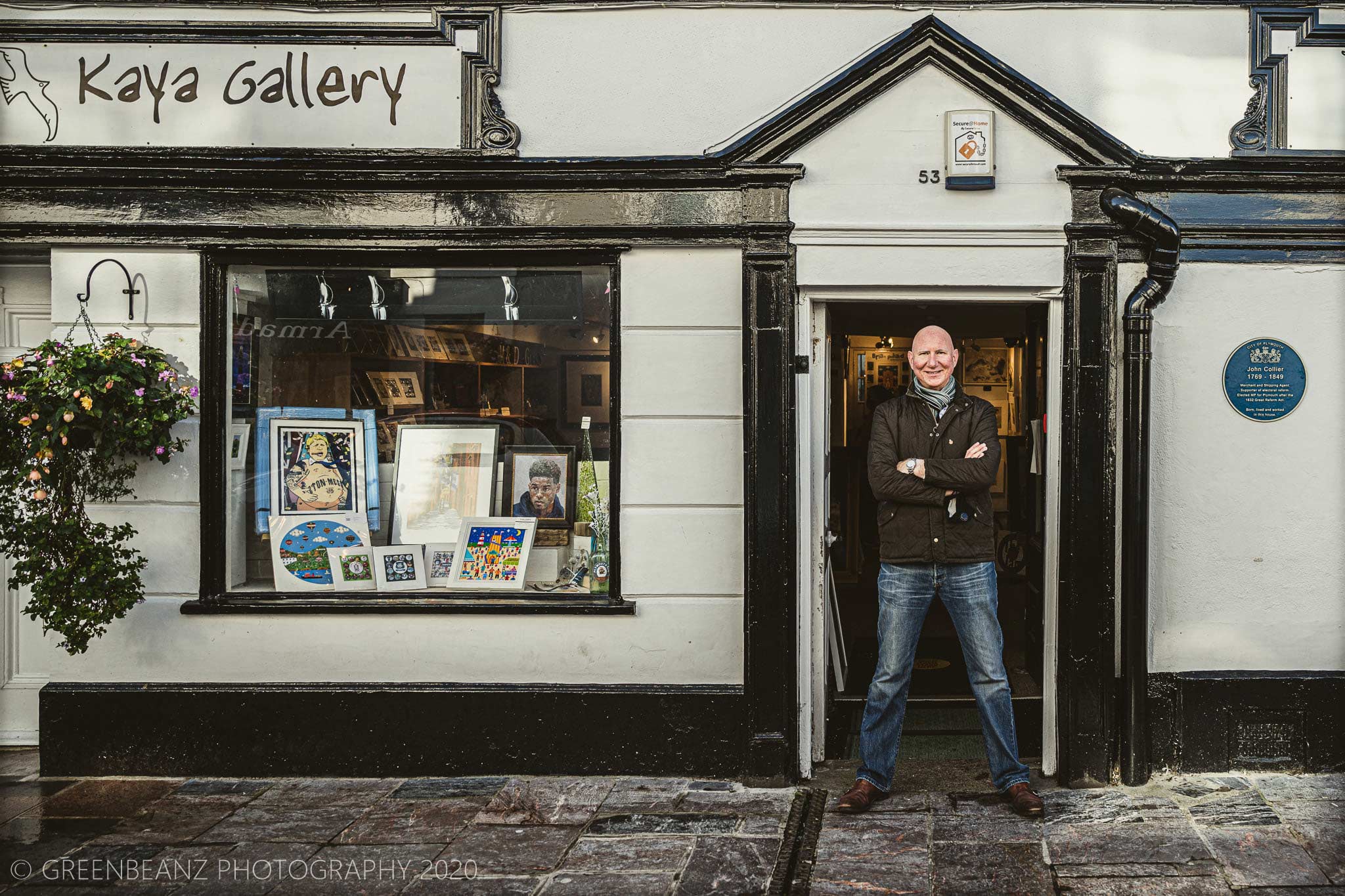 'Kaya Gallery' part of the Plymouth Barbican 'Southside Street Traders' project